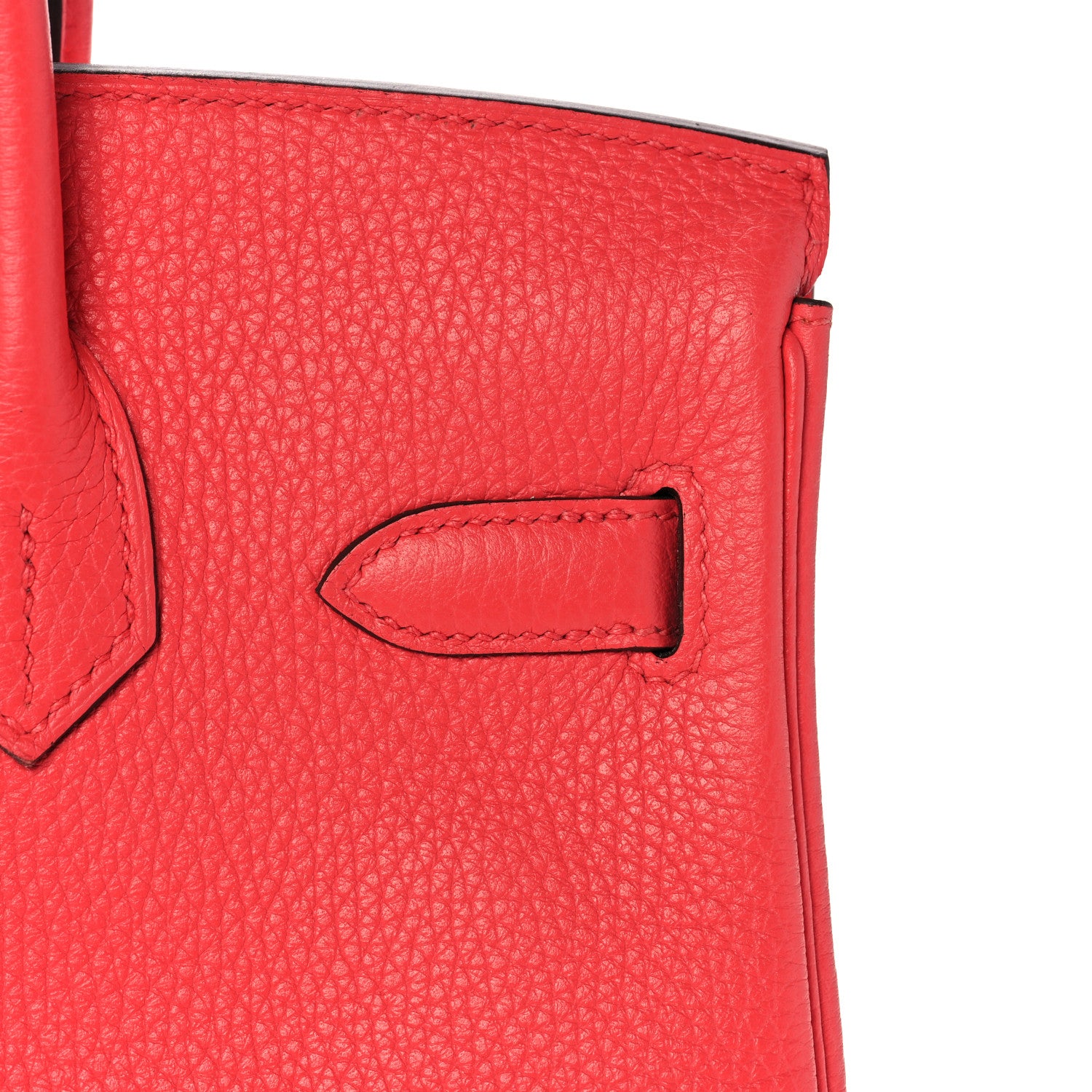 Hermes Togo Verso Birkin 30 Rose Texas Orange 11 of 35