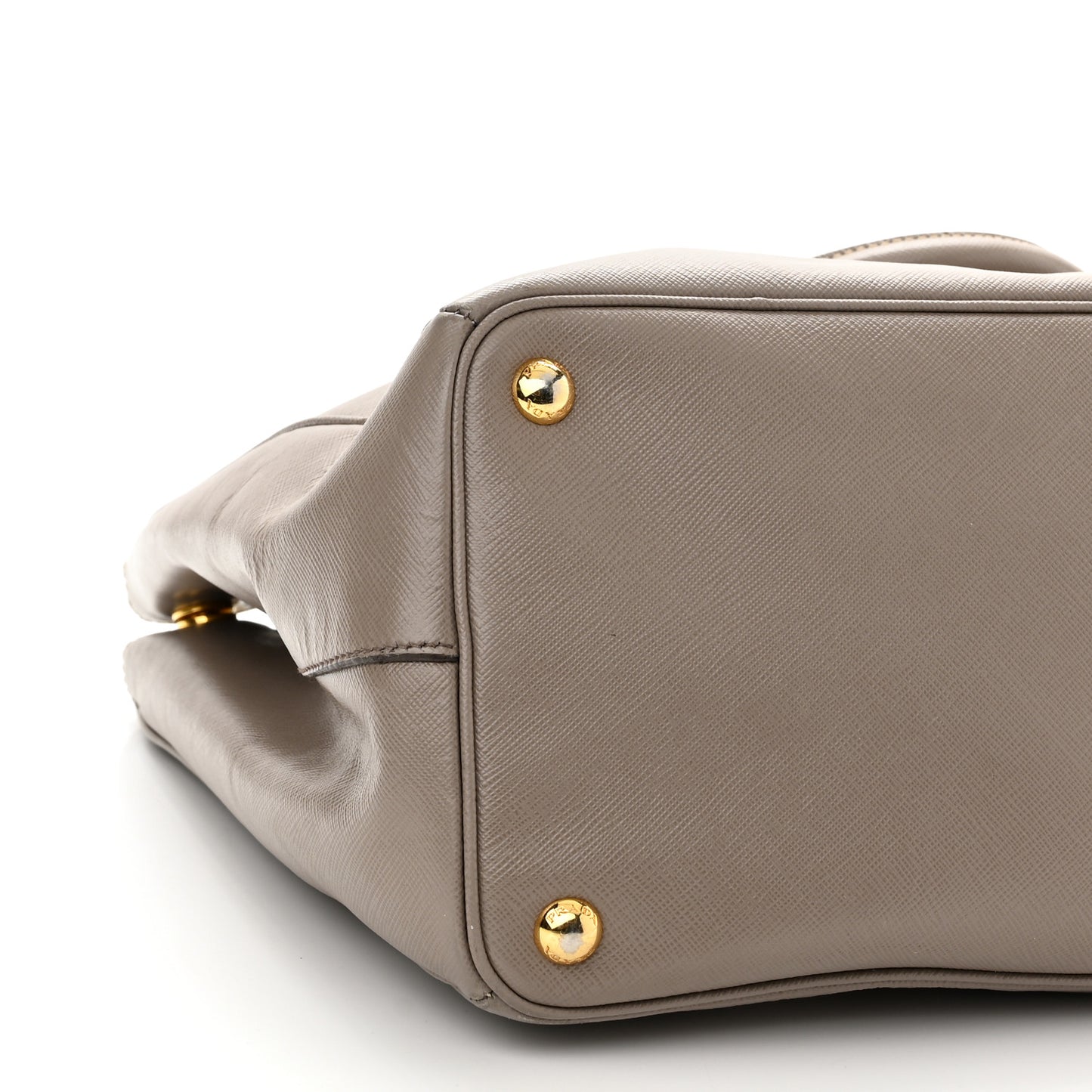 Saffiano Medium Galleria Double Zip Tote Argilla
