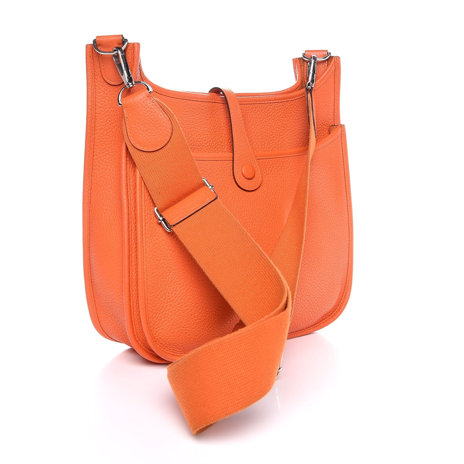 Hermes Taurillon Clemence Evelyne III PM Feu 3 of 8