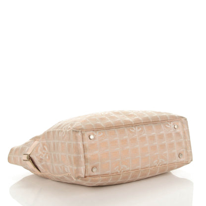 Chanel Nylon Medium Travel Tote Beige 4 of 10