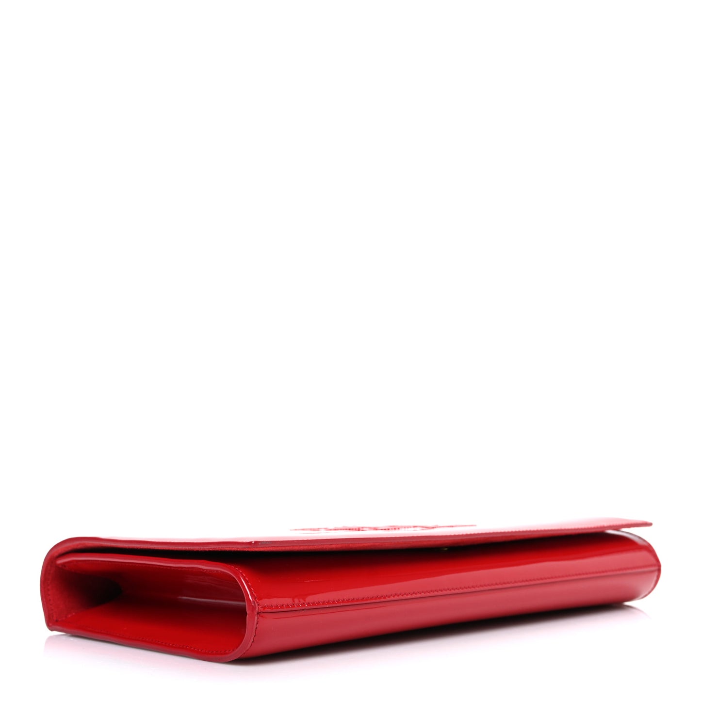 Patent Monogram Large Belle De Jour Clutch Red