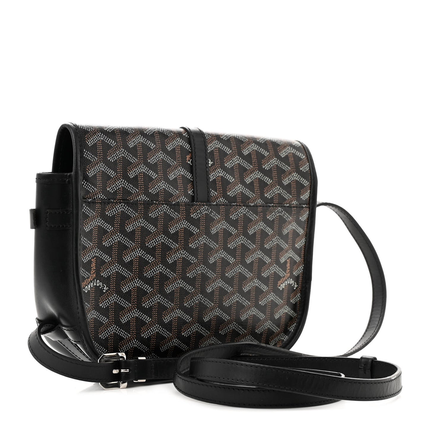 Goyardine Belvedere II PM Messenger Bag Black