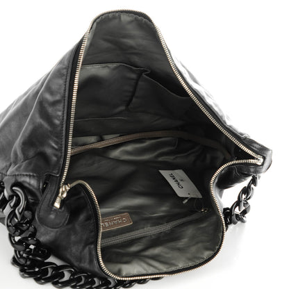 Chanel Calfskin Modern Chain Hobo Black 5 of 7