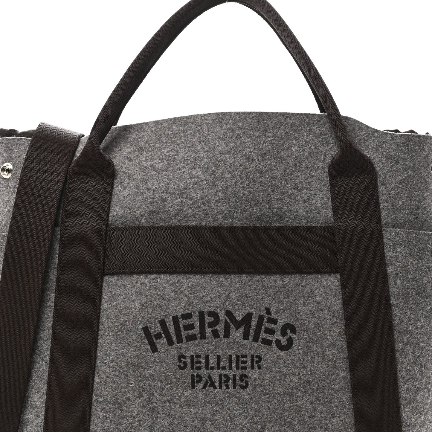 Felt Sac De Pansage Groom Bag Acier