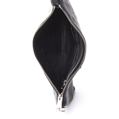 Prada Vitello Daino Crossbody Bag Black 4 of 11