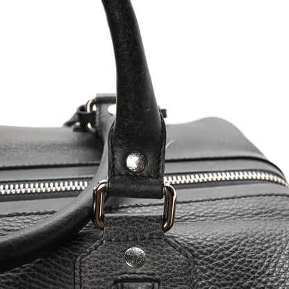 Gucci Pebbled Calfskin Carry On Duffle Grey 13 of 13