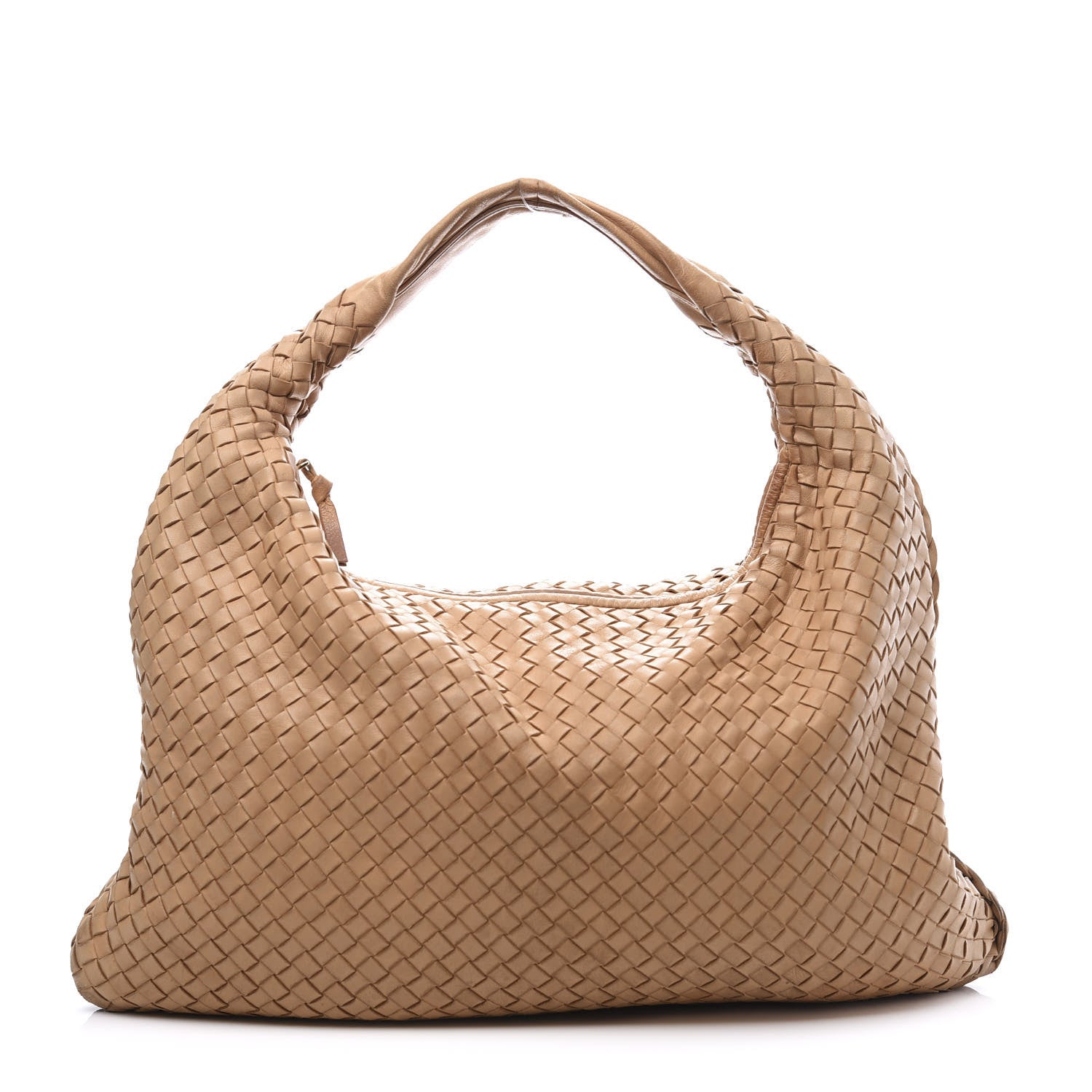 Bottega Veneta Nappa Intrecciato Large Veneta Hobo Camel 1 of 8