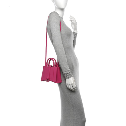 Balenciaga Grained Calfskin XXS Hourglass East West Tote Pink 2 of 14