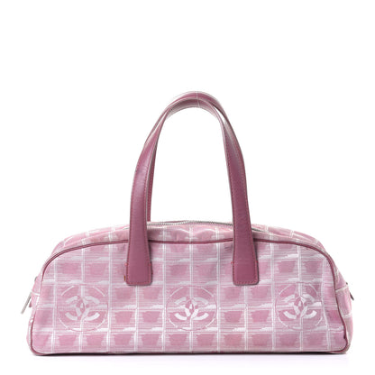 Chanel Nylon Travel Bowler Pink 1 of 6