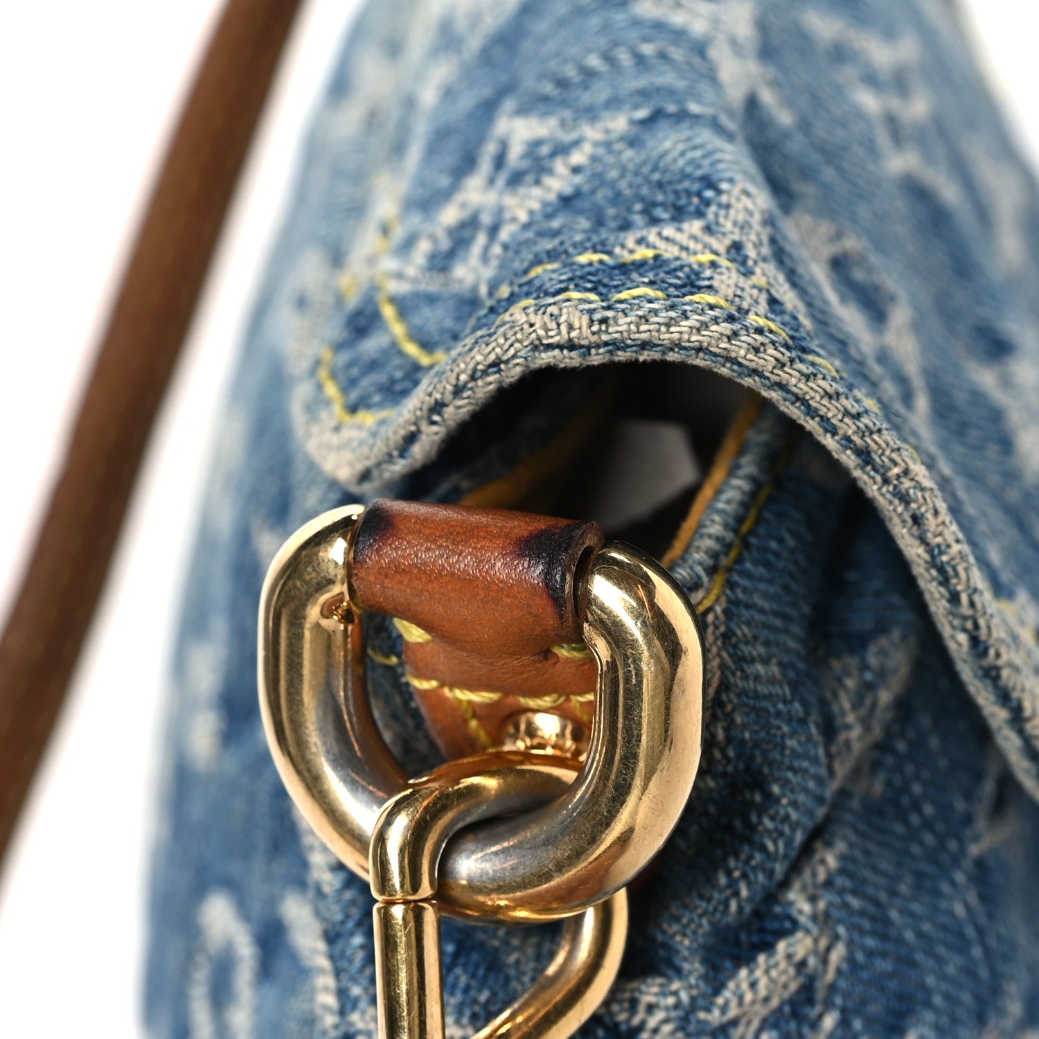 Louis Vuitton Monogram Denim Mini Pleaty Blue 9 of 9