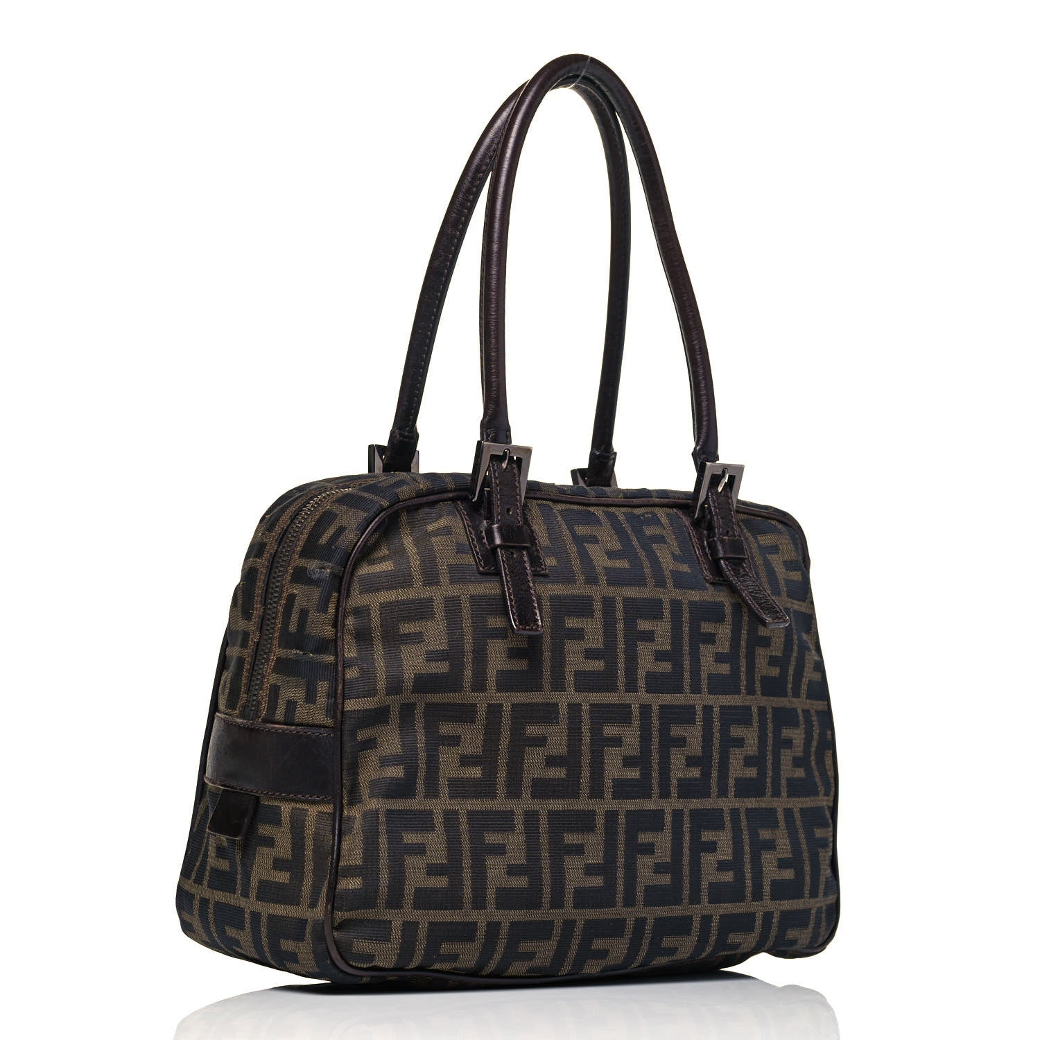 Fendi Zucca Shoulder Bag Tobacco 3 of 10