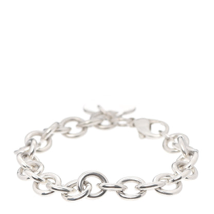 Tiffany Sterling Silver Heart Tag Charm Bracelet 3 of 4