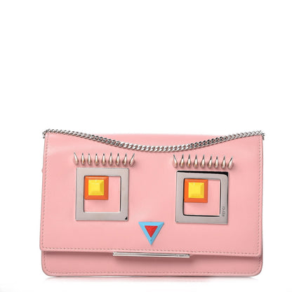 Fendi Vitello Century Hypnoteyes Tube Wallet On Chain Bubblegum 1 of 10