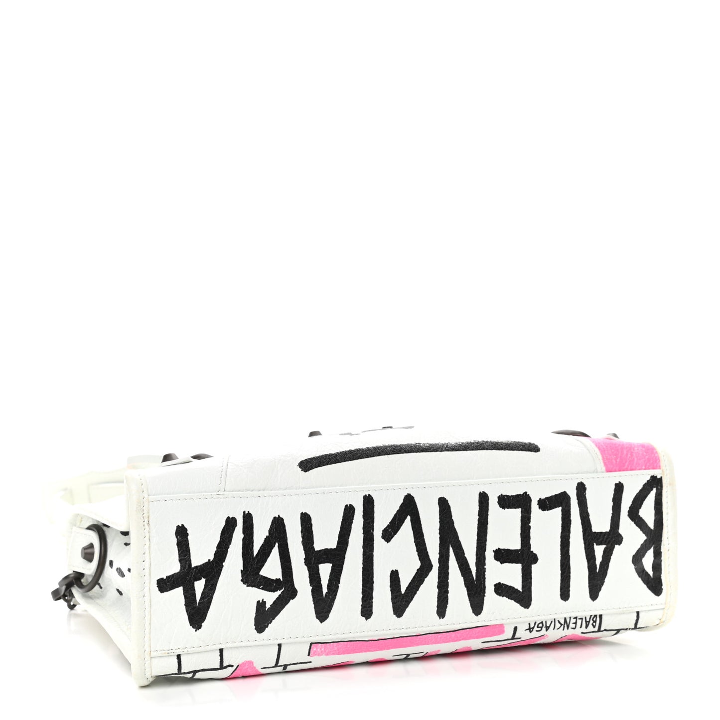 Agneau Graffiti All Over Classic Hardware S City White Multicolor