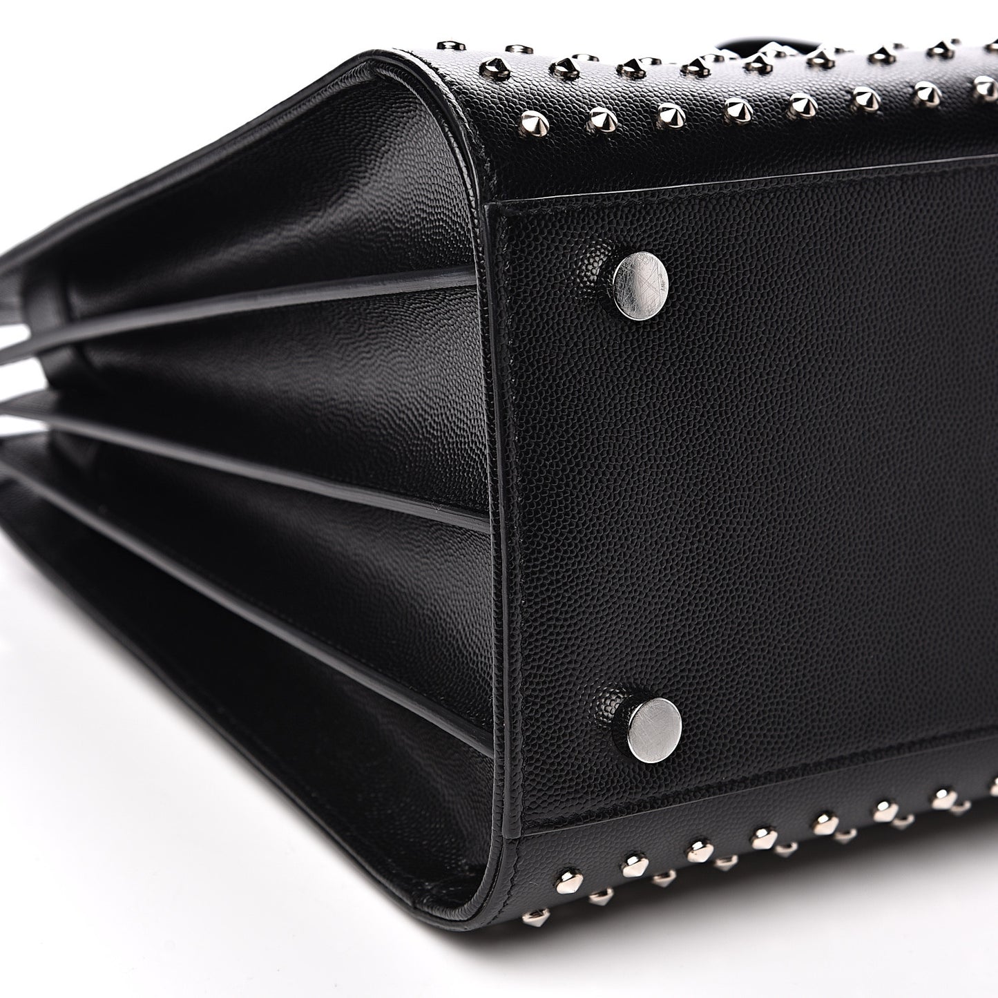 Grain De Poudre Studded Small Sac De Jour Black