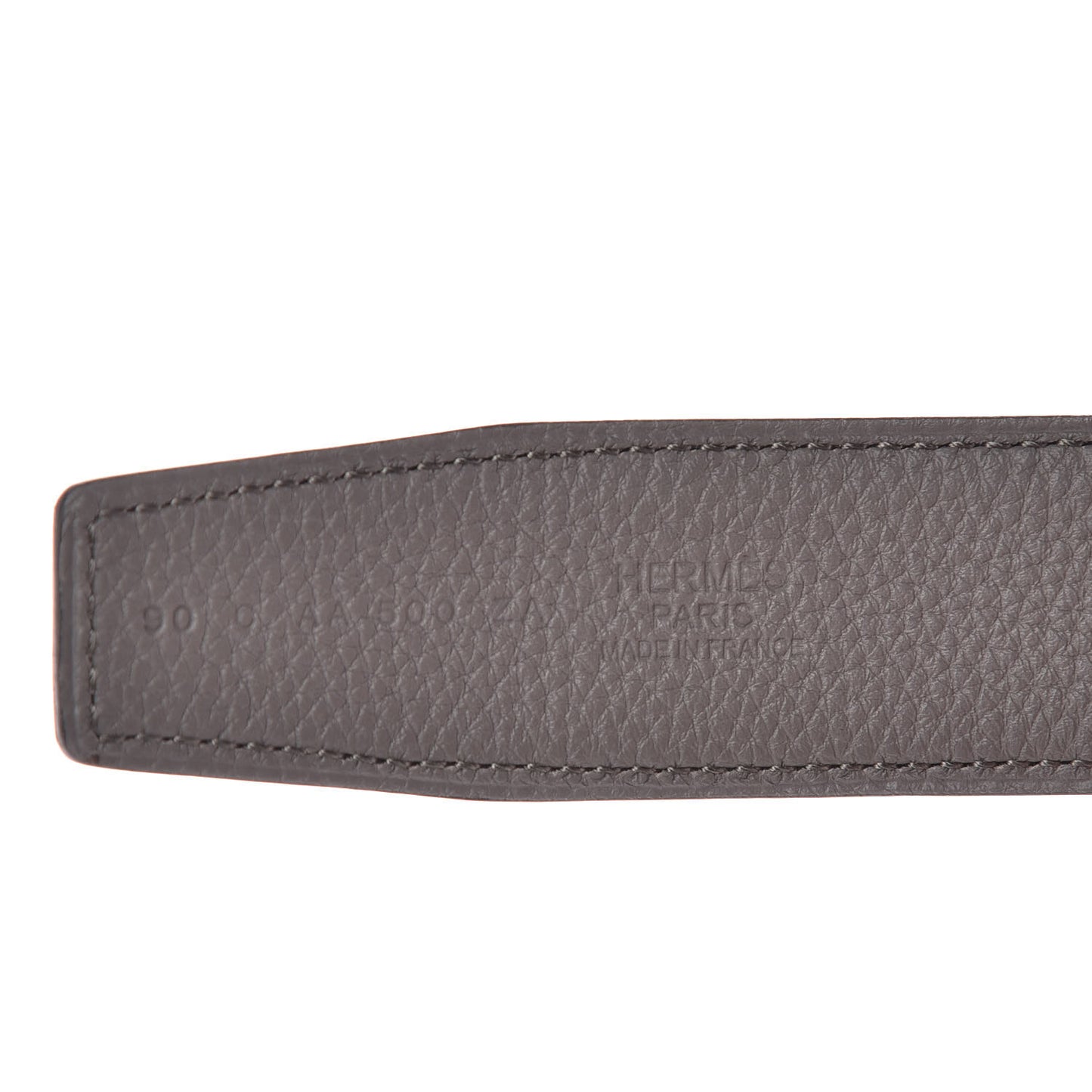 Box Togo 32mm Au Carre H Belt 90 Black Etain