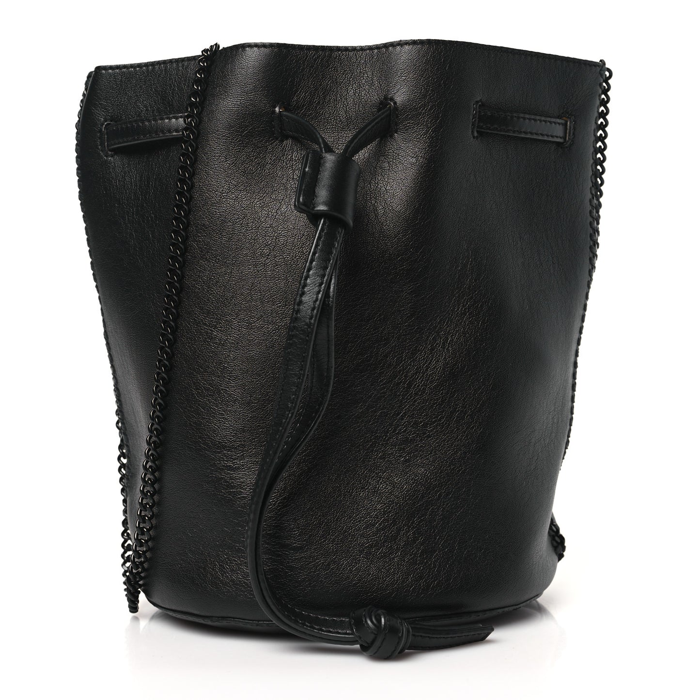 Eco Alter Nappa Falabella Bucket Bag Black