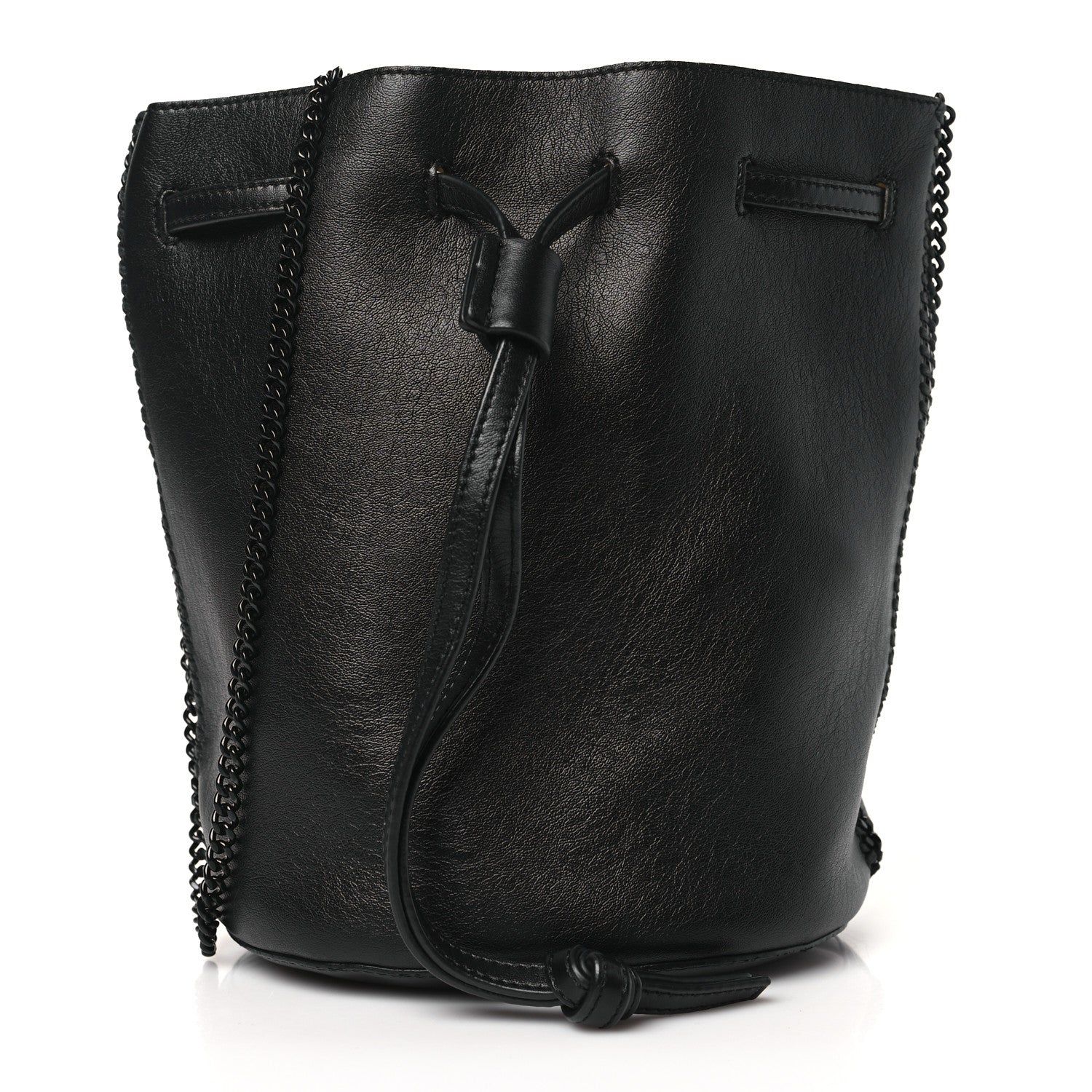 Stella McCartney Eco Alter Nappa Falabella Bucket Bag Black 1 of 11