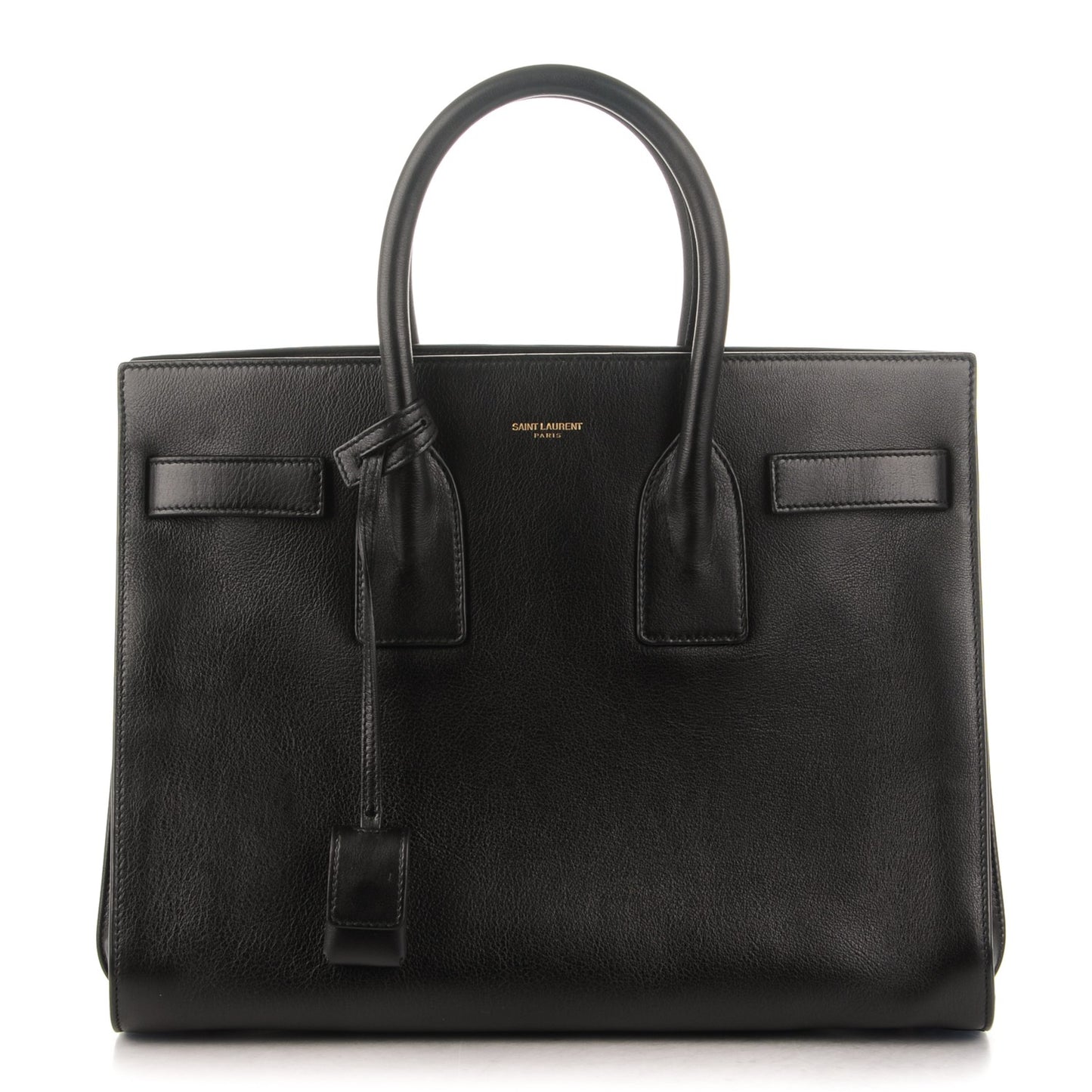 Calfskin Small Sac De Jour Black