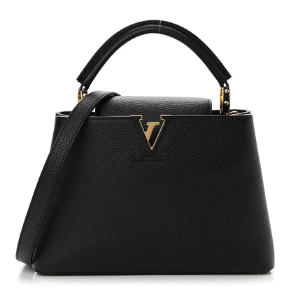 Louis Vuitton Taurillon Capucines BB Black 1 of 9