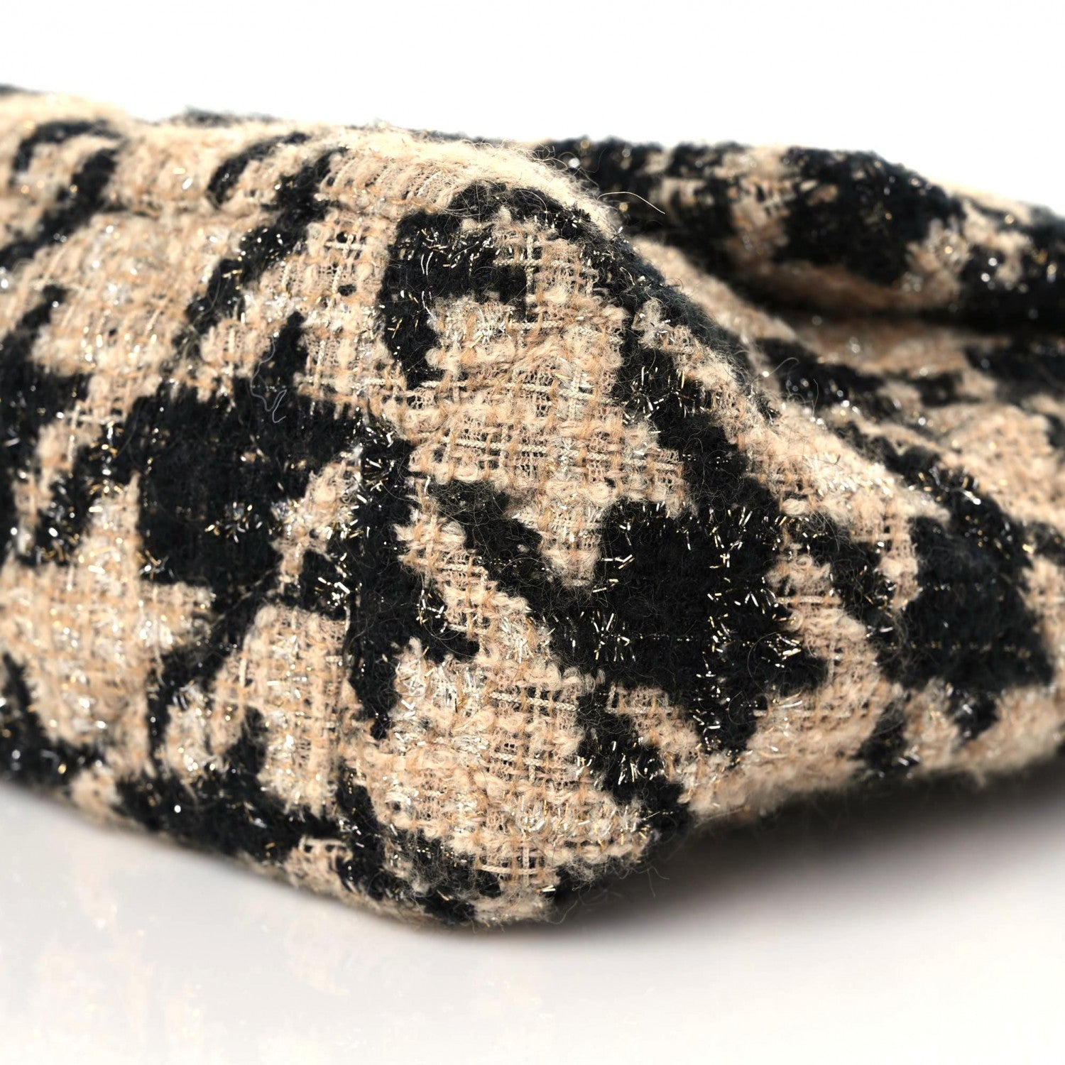 Chanel Tweed Large Chanel 19 Flap Beige Black 6 of 9