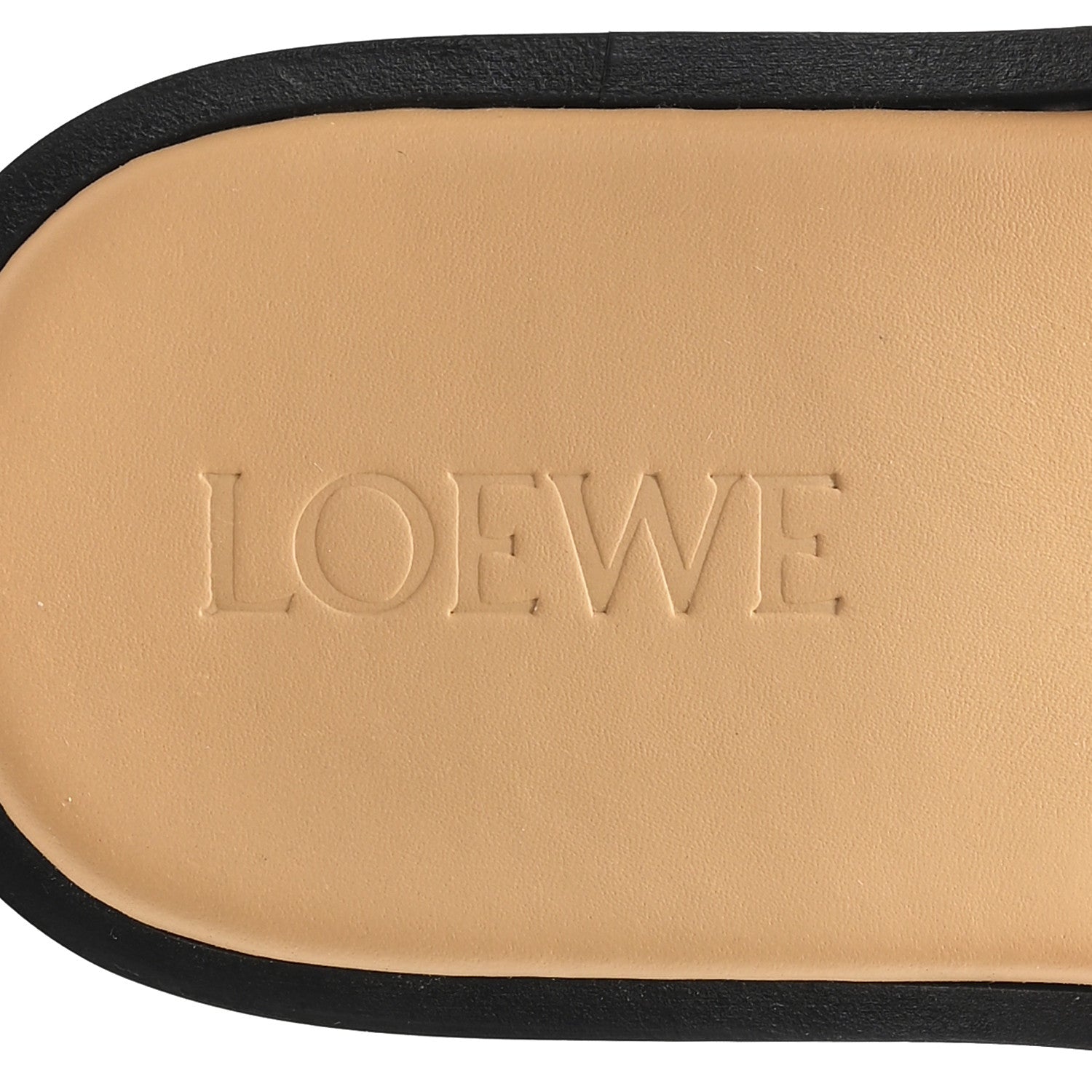 Loewe Calfskin Flamenco Sandals 36 Sand Dark Rust 8 of 8