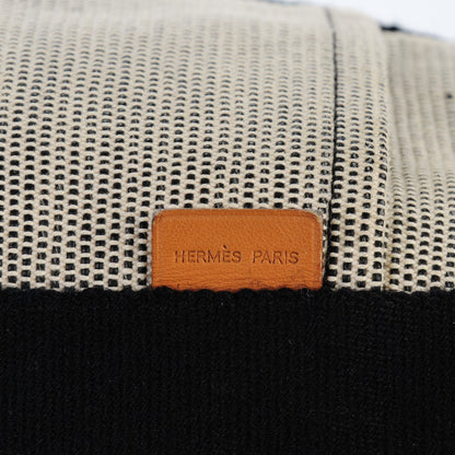 Hermes Toile Saxo PM Natural and Black 8 of 8