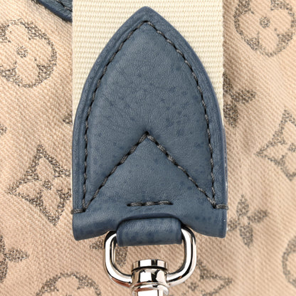 Louis Vuitton Monogram Denim Speedy Round Blue 11 of 12