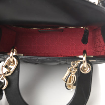 Christian Dior Lambskin Cannage Small My ABCDior Lady Dior Black 5 of 13