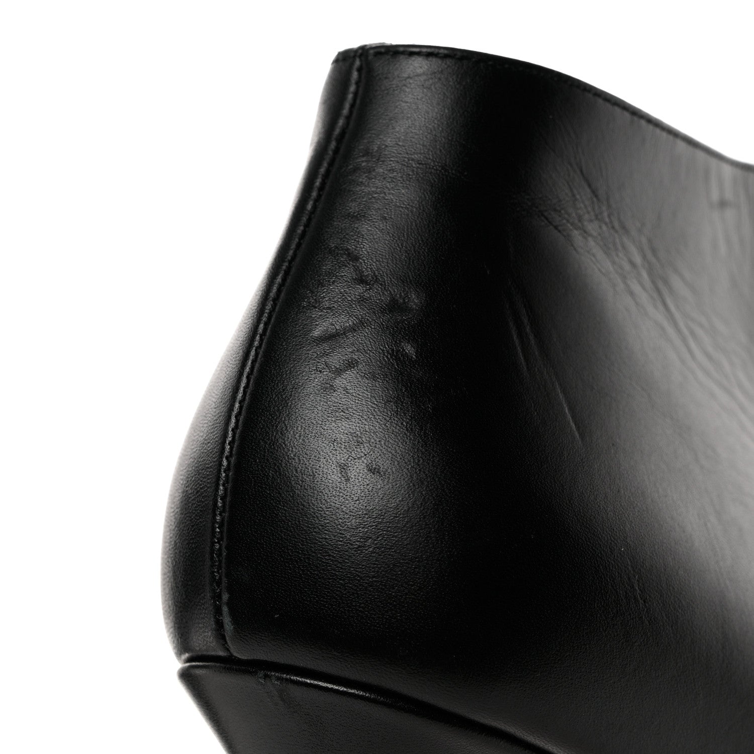 Christian Louboutin Calfskin Dirdibootie 130 Ankle Booties 36.5 Black 8 of 9