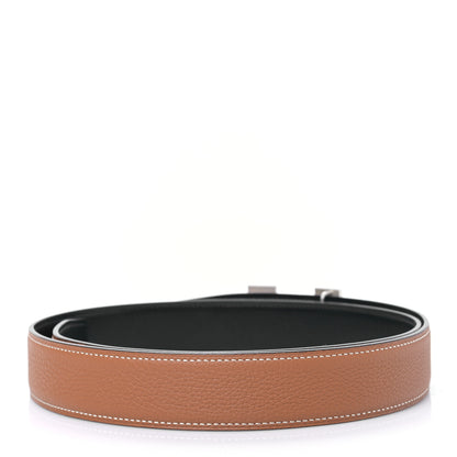 Hermes Box Togo 32mm H Belt 70 28 Black Gold 2 of 5