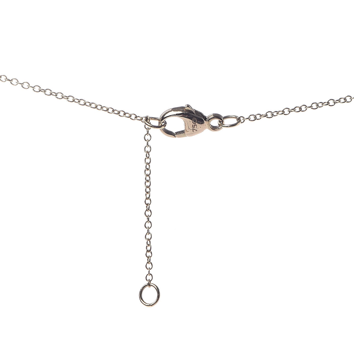 David Yurman 18K Yellow Gold Diamond Initial K Charm Pendant Necklace 6 of 7