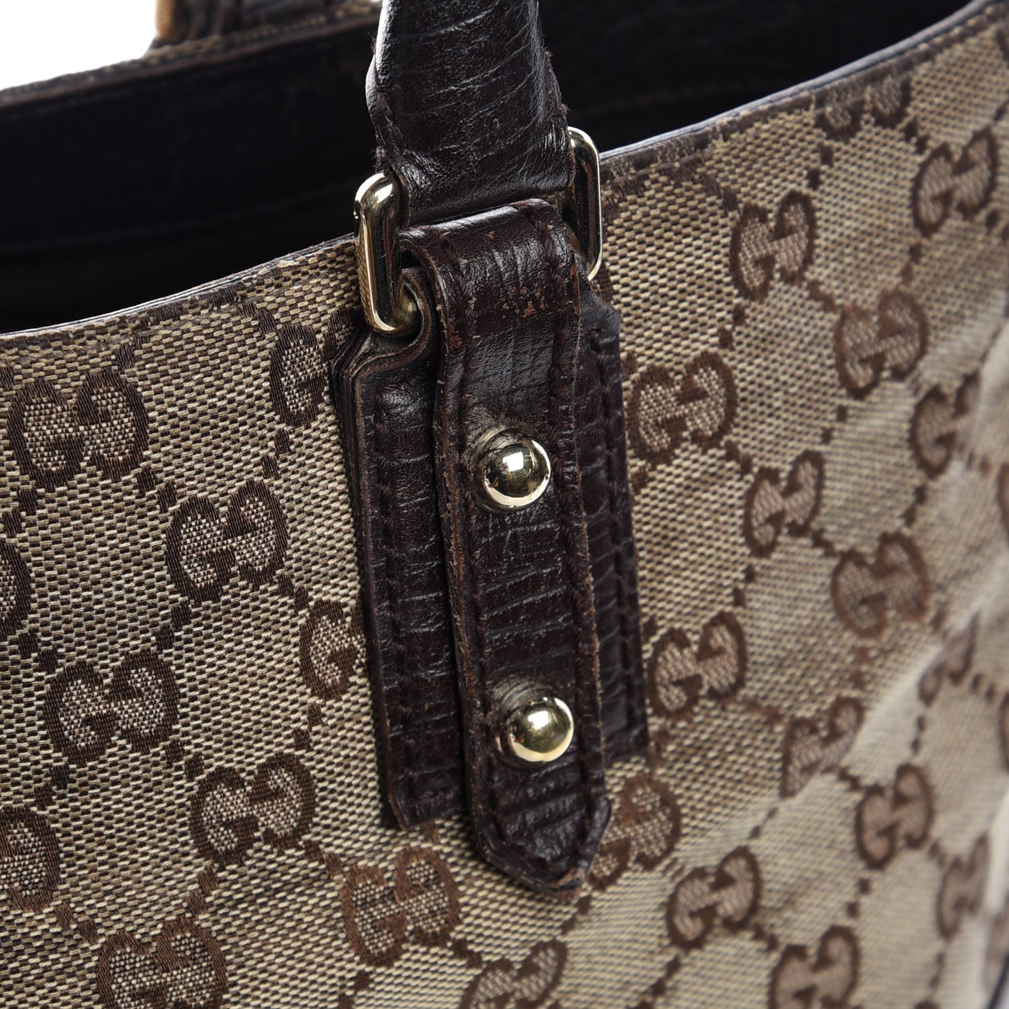 Monogram Medium Hasler Tote Dark Brown