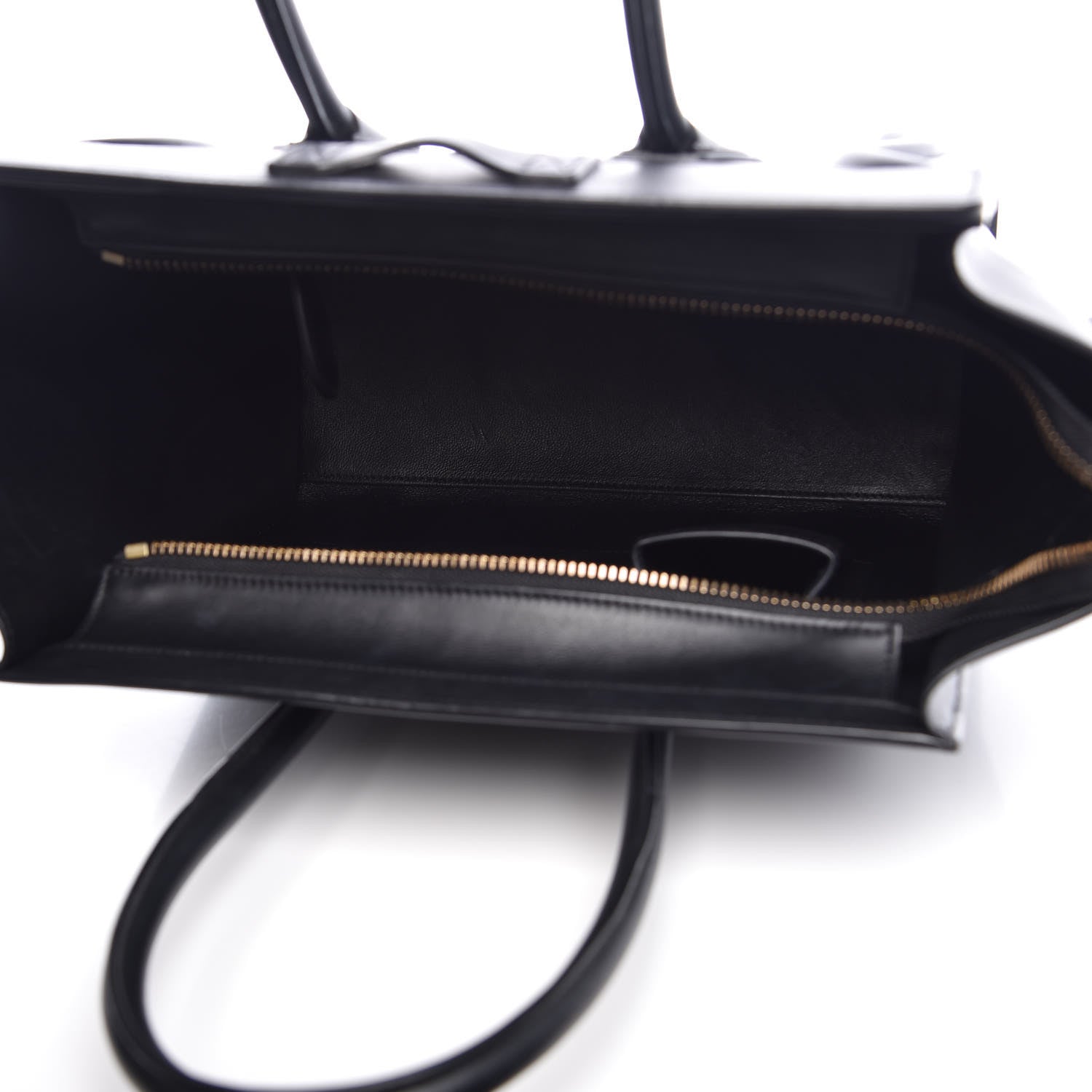 Celine Smooth Calfskin Micro Luggage Black 4 of 10
