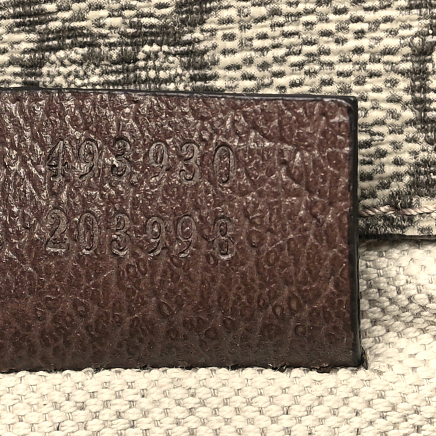 GG Supreme Monogram Neo Vintage Web Belt Bag Brown