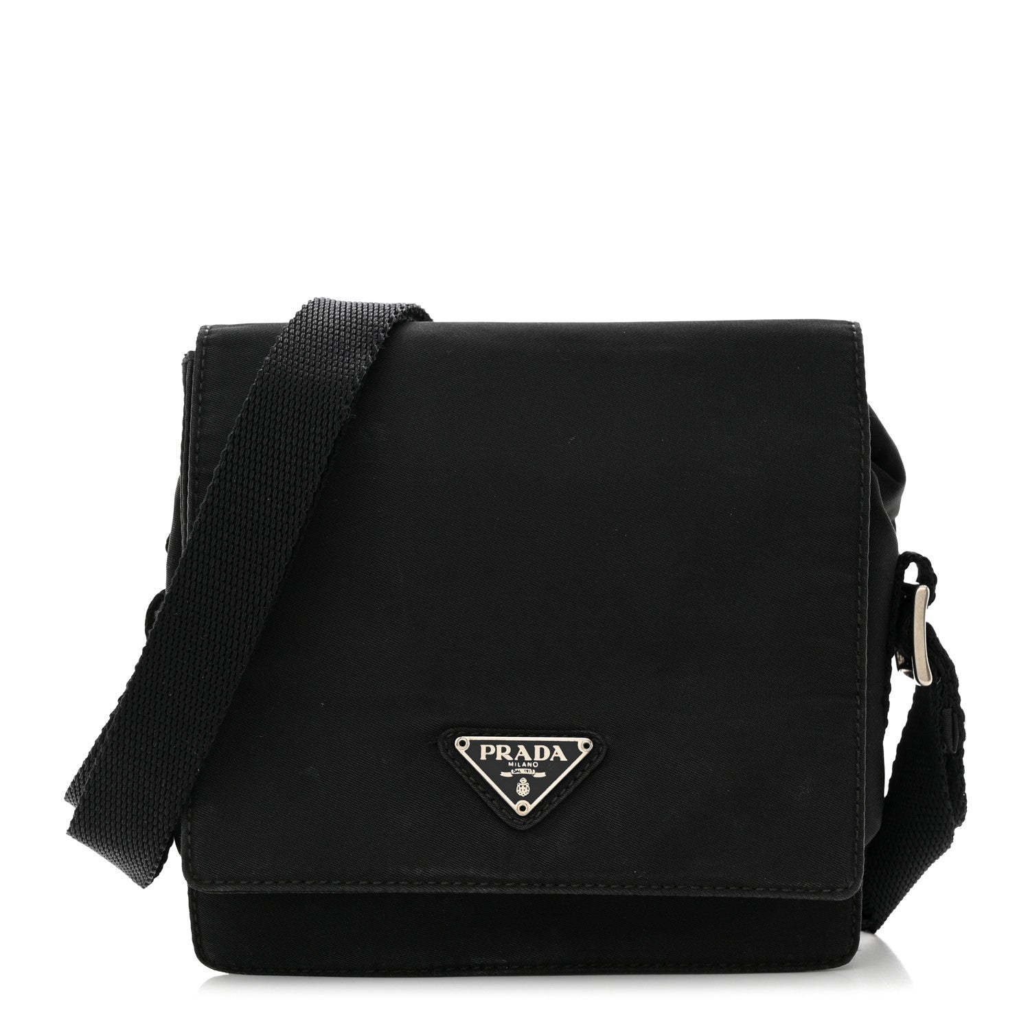 Prada Tessuto Nylon Sport Shoulder Bag Black 1 of 15