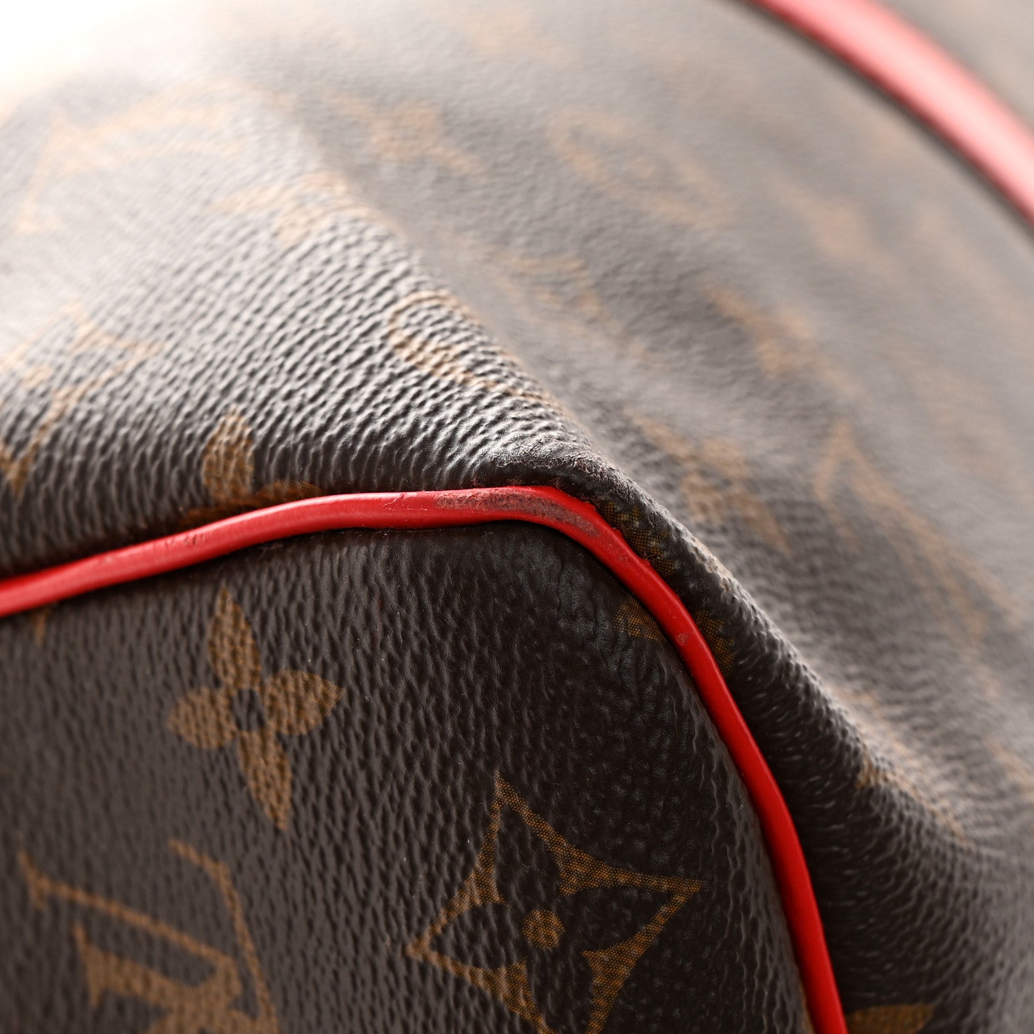 Louis Vuitton Calfskin Monogram Keepall Bandouliere 50 Coquelicot 11 of 20