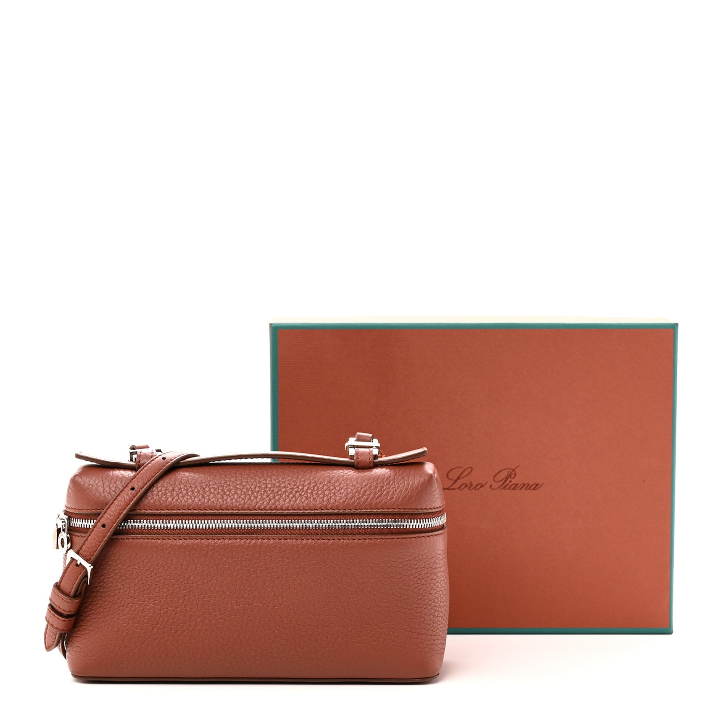 Grained Calfskin L19 Extra Pocket Pouch Kummel