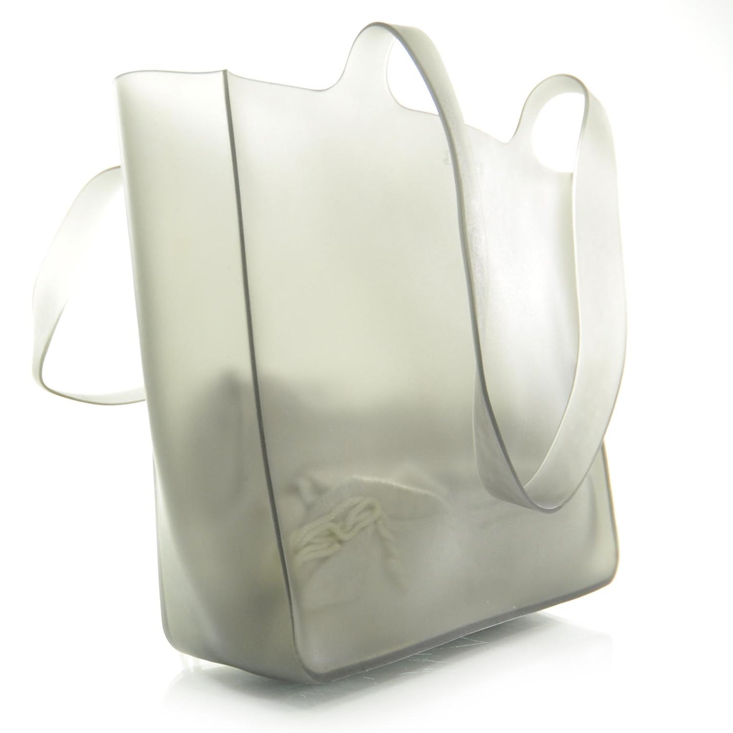 Jelly Rubber Tote Gray