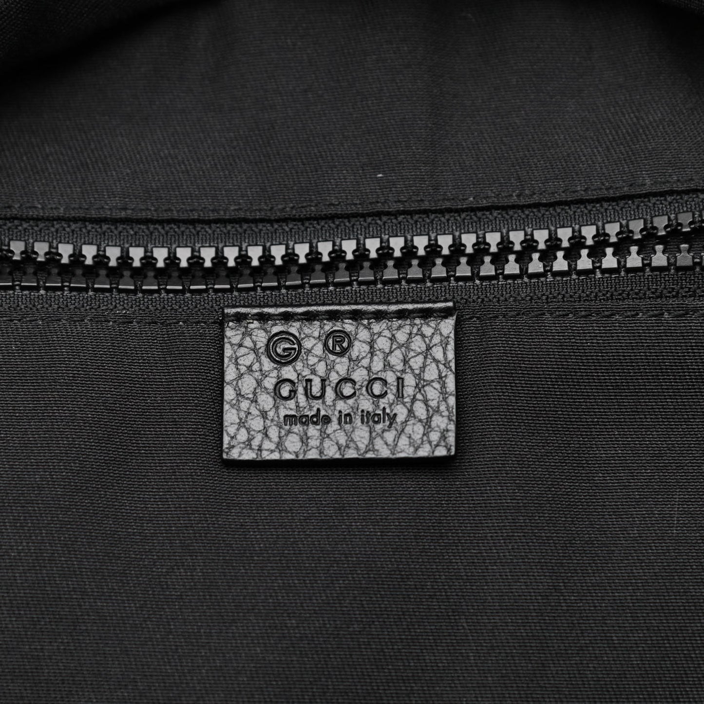 Nylon Monogram Slim Backpack Black