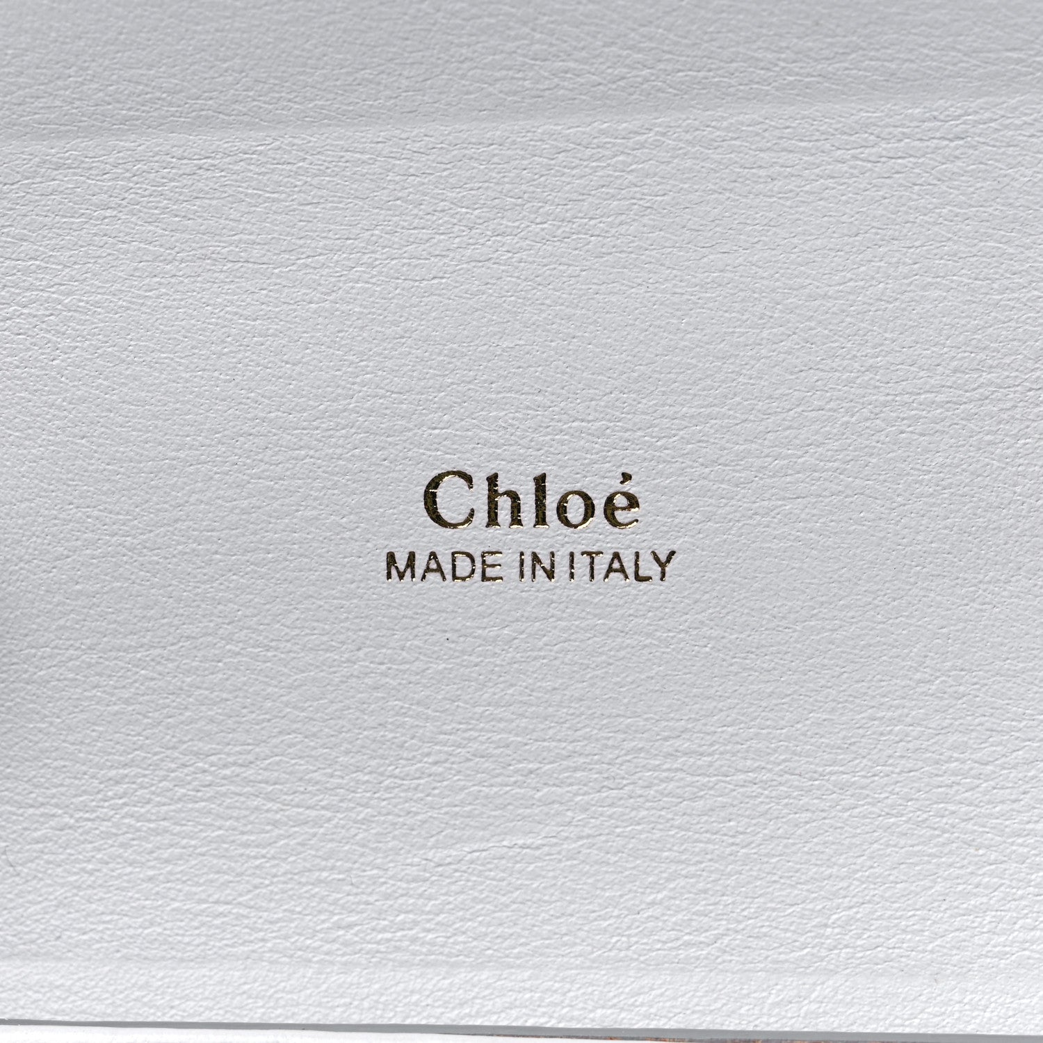 Chloe Calfskin Lizard Embossed Small Aby Lock Light Cloud 6 of 10
