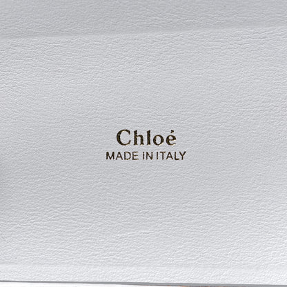 Chloe Calfskin Lizard Embossed Small Aby Lock Light Cloud 6 of 10