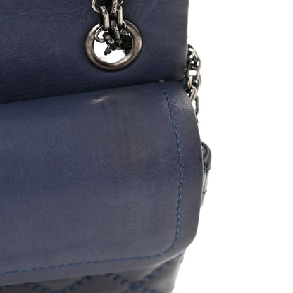 Chanel Aged Calfskin Quilted 2.55 Reissue Mini Flap Navy 16 of 17