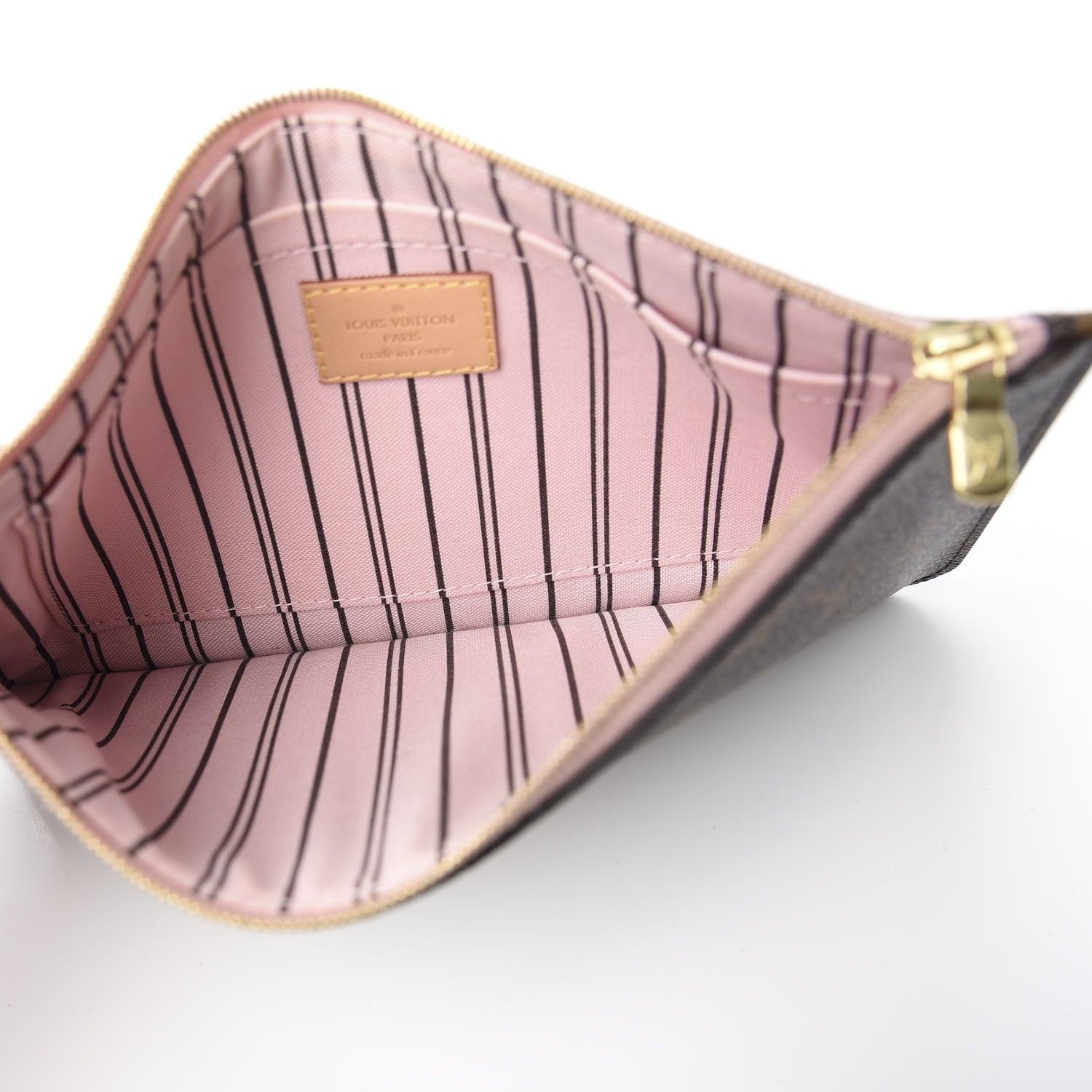 Louis Vuitton Monogram Neverfull MM GM Pochette Rose Ballerine 4 of 6