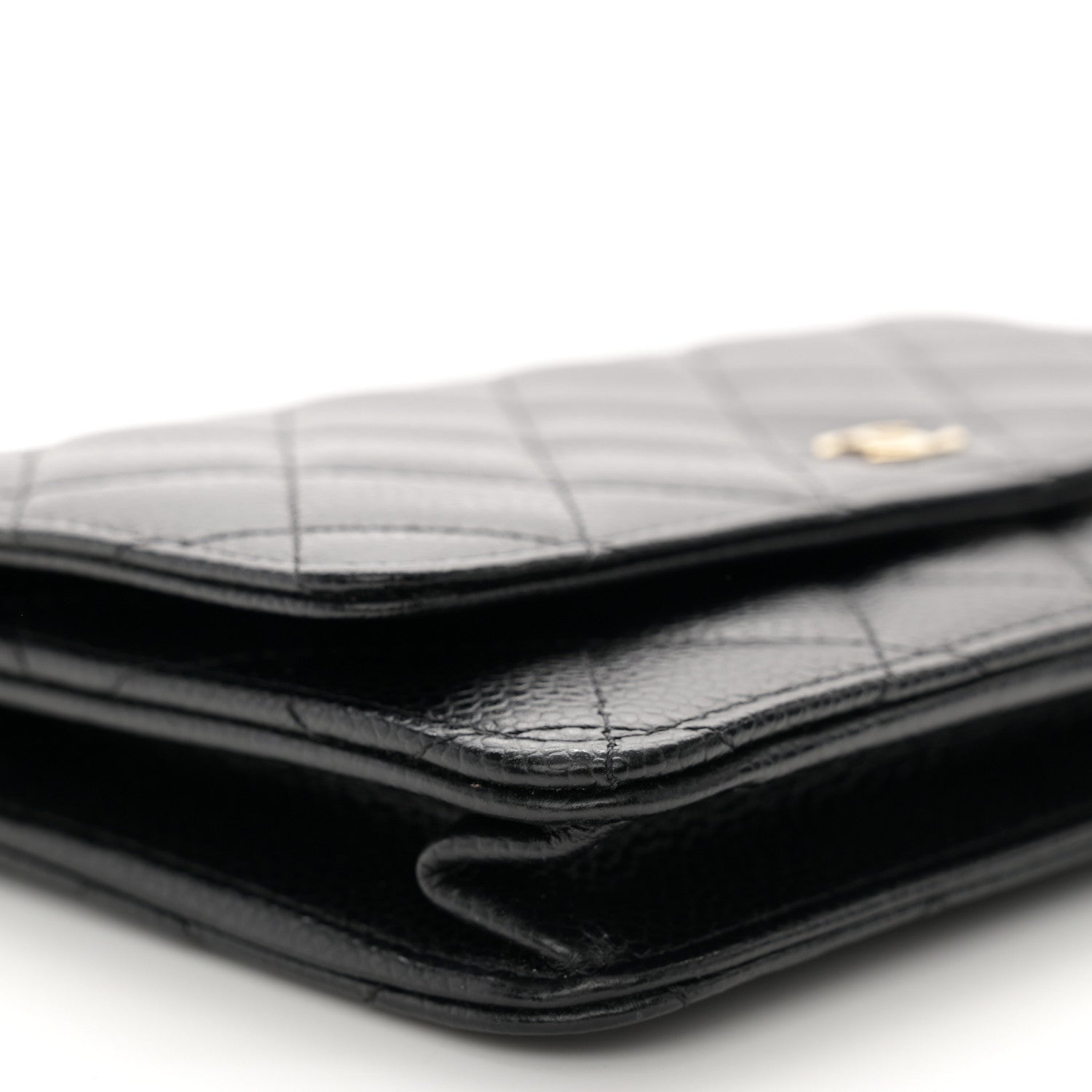 Chanel Caviar Quilted Wallet on Chain WOC Black 9 of 11
