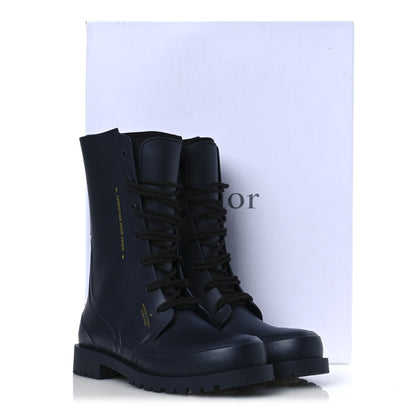 Christian Dior Rubber Diorcamp Low Boots 41 Indigo 10 of 10