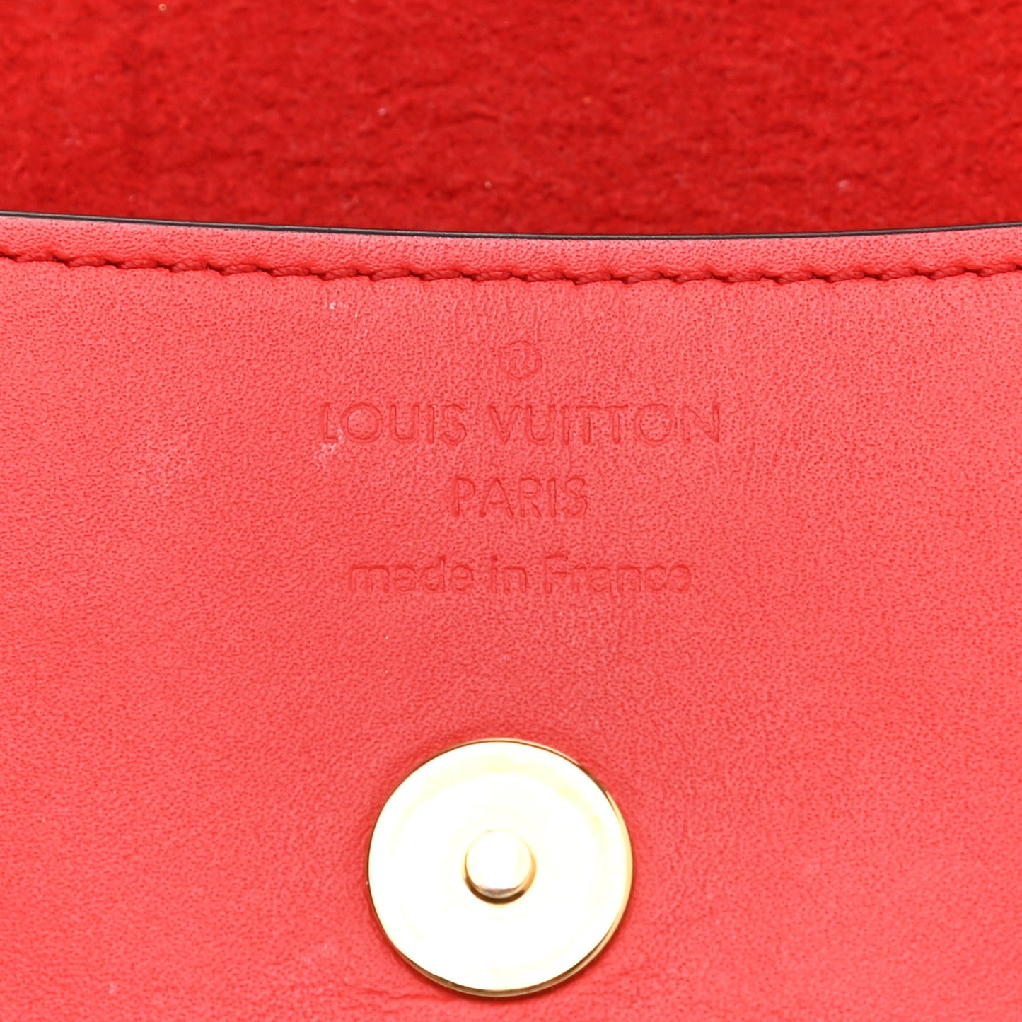 Monogram Woody Glasses Case Rouge