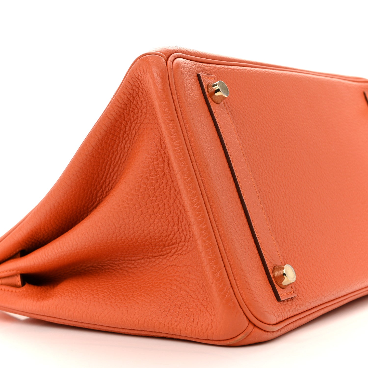 Hermes Togo Birkin 30 Orange 9 of 16