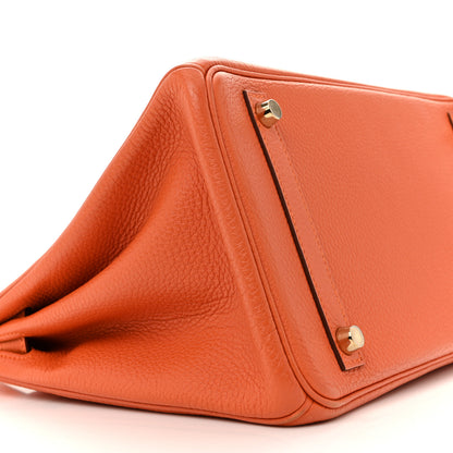Hermes Togo Birkin 30 Orange 9 of 16