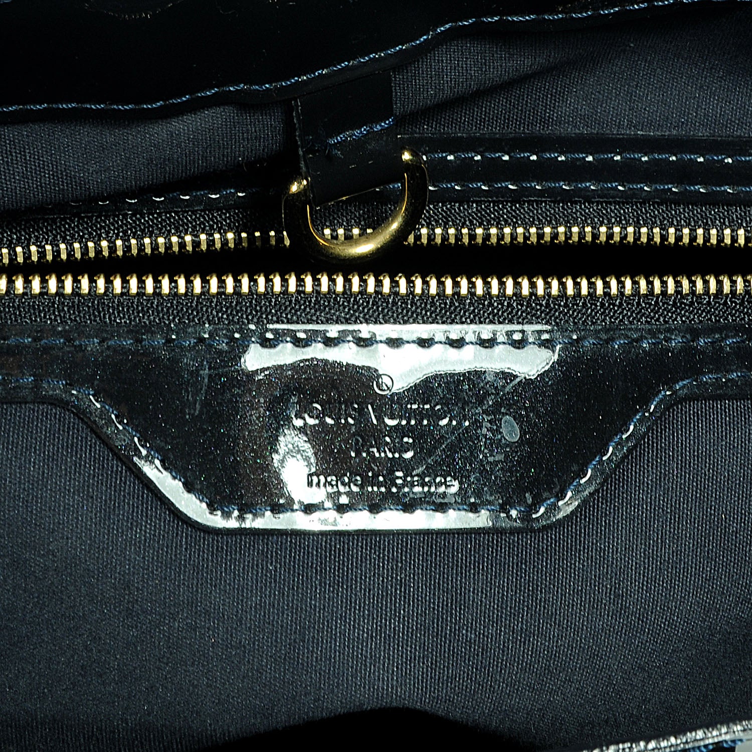 Louis Vuitton Vernis Wilshire MM Blue Infini 7 of 8